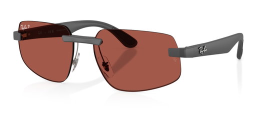 Ray-Ban sunglasses RB4475 (lens colour: Polarised S Red) grey - 1 pair of glasses